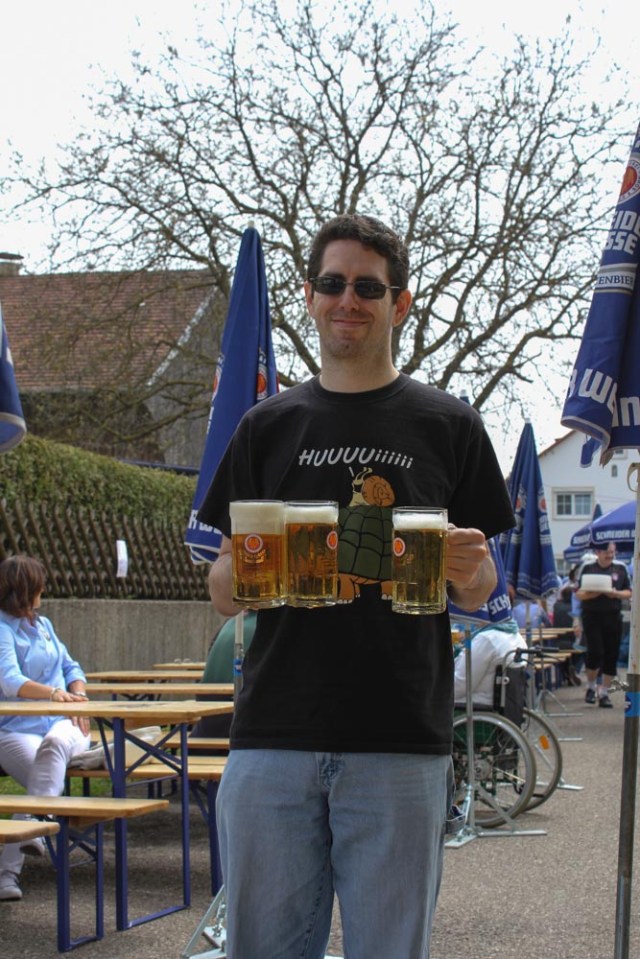 My shirt is the one German joke t-shirt I own.