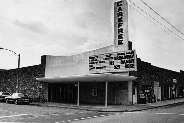 1984 photo of Carefree Theater in WPB photo by Loren Hosack